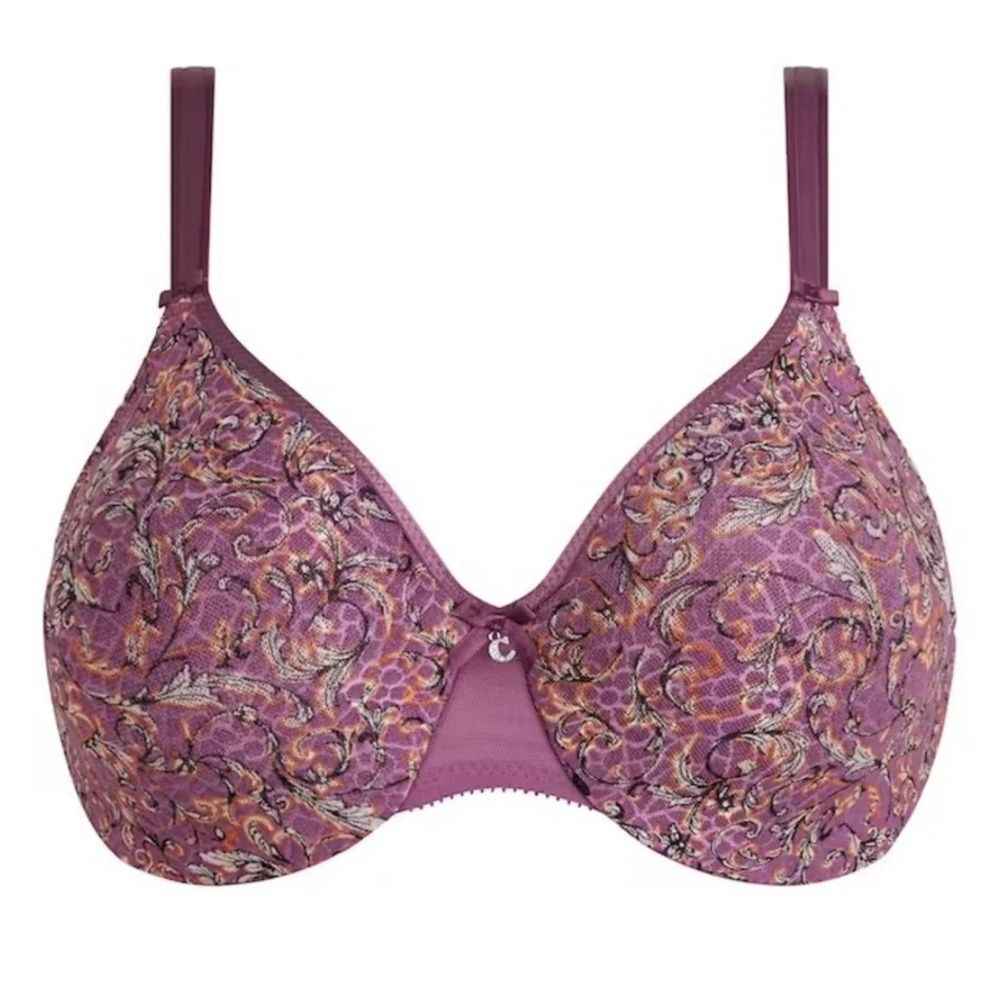 Unbranded Pink Paisley Underwire Full Coverage Bra